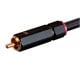View product image Monoprice Onix Series - 1-Male to 2-Female RCA Y-Adapter, 12in, Black - image 4 of 6