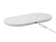 View product image Monoprice Qi Certified Dual Device Fast Wireless Charging Pad, 7.5W/10W Output, White - image 5 of 6