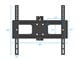 View product image Monoprice EZ Series Outdoor Full Motion TV Wall Mount Bracket for LED TVs 32in to 100in, Max Weight 110 lbs., VESA Patterns 75x75 to 400x400, Waterproof, Corrosion-Resistant Finish - image 3 of 6