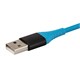View product image Monoprice AtlasFlex Series Durable USB 2.0 Type-C to Type-A Charge & Sync Kevlar-Reinforced Nylon-Braid Cable, 3ft, Blue - image 4 of 6