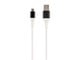 View product image Monoprice AtlasFlex Series Durable USB 2.0 Micro B to Type-A Charge & Sync Kevlar-Reinforced Nylon-Braid Cable, 6ft, White - image 1 of 6