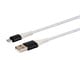 View product image Monoprice AtlasFlex Series Durable USB 2.0 Micro B to Type-A Charge & Sync Kevlar-Reinforced Nylon-Braid Cable, 6ft, White - image 2 of 6