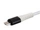 View product image Monoprice AtlasFlex Series Durable USB 2.0 Micro B to Type-A Charge & Sync Kevlar-Reinforced Nylon-Braid Cable, 6ft, White - image 3 of 6