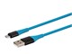 View product image Monoprice AtlasFlex Series Durable USB 2.0 Micro B to Type-A Charge & Sync Kevlar-Reinforced Nylon-Braid Cable, 6ft, Blue - image 2 of 6