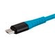 View product image Monoprice AtlasFlex Series Durable USB 2.0 Micro B to Type-A Charge & Sync Kevlar-Reinforced Nylon-Braid Cable, 6ft, Blue - image 3 of 6
