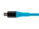 View product image Monoprice AtlasFlex Series Durable USB 2.0 Micro B to Type-A Charge & Sync Kevlar-Reinforced Nylon-Braid Cable, 6ft, Blue - image 5 of 6