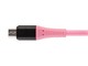View product image Monoprice AtlasFlex Series Durable USB 2.0 Micro B to Type-A Charge & Sync Kevlar-Reinforced Nylon-Braid Cable, 6ft, Pink - image 5 of 6