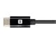 View product image Monoprice Essential Apple MFi Certified Lightning to USB-C Charging Cable - 6ft, Black - image 3 of 6