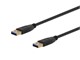 View product image Monoprice Select USB 3.0 Type-A to Type-A Cable, 1.5ft, Black - image 2 of 4