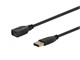 View product image Monoprice Select USB 3.0 Type-A to Type-A Female Extension Cable, 3ft, Black - image 2 of 6