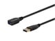 View product image Monoprice Select USB 3.0 Type-A to Type-A Female Extension Cable, 6ft, Black - image 2 of 6