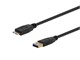 View product image Monoprice Select USB 3.0 Type-A to Micro Type-B Cable, 3ft, Black - image 2 of 6