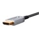 View product image Monoprice 4K SlimRun AV High Speed HDMI Cable 10ft - AOC 18Gbps Metal Black - image 3 of 5