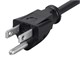 View product image Monoprice Extension Cord - NEMA 5-15P to NEMA 5-15R, 16AWG, 13A/1625W, 3-Prong, Black, 1ft, 6-Pack - image 3 of 6