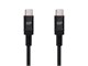 View product image Monoprice Wrap Series Charge and Sync USB Type-C to Type-C Cable, USB 2.0, Up to 5A/100W, 3ft, Black - image 1 of 3