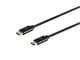 View product image Monoprice Palette Series USB 2.0 Type-C to Type-C Charge & Sync Nylon-Braid Cable, 10ft, Black - image 2 of 2