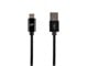 View product image Monoprice Palette Series USB 2.0 Type-C to Type-A Charge and Sync Nylon-Braid Cable, 1.5ft, Black - image 1 of 2
