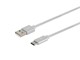 View product image Monoprice Palette Series USB 2.0 Type-C to Type-A Charge and Sync Nylon-Braid Cable, 3ft, White - image 2 of 2