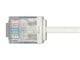 View product image Monoprice Micro SlimRun Cat6 Ethernet Patch Cable - Stranded, 550MHz, UTP, Pure Bare Copper Wire, 32AWG, 50ft, White - image 4 of 4