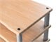 View product image Monolith by Monoprice Heavy Duty 4 Tier Audio Stand XL, 1&#34; Shelf Thickness, Maple - image 6 of 6