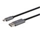 View product image Monoprice Bidirectional USB-C to DisplayPort Cable - 4K@60Hz  Black  6ft - image 2 of 6