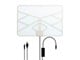 View product image Monoprice Clear Window or Wall Mount Paper Thin HDTV Antenna with In-line Active Amplifier - image 1 of 5