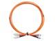 View product image Monoprice OM1 Fiber Optic Cable - SC/ST, 62.5/125 Type, Multi-Mode, Duplex, Orange, 3m - image 1 of 1