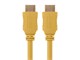 View product image Monoprice 4K High Speed HDMI Cable 6ft - 18Gbps Yellow - image 1 of 6