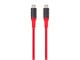 View product image Monoprice AtlasFlex Series Durable USB 3.2 Gen 2 Type-C Data & Power Kevlar Reinforced Nylon-Braid Cable, 5A/100W, 1m, Red - image 1 of 6