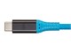 View product image Monoprice AtlasFlex Series Durable USB 3.2 Gen 2 Type-C Data & Power Kevlar Reinforced Nylon-Braid Cable, 5A/100W, 1m, Blue - image 3 of 6