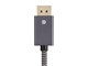 View product image DisplayPort 1.2 EasyPlug Nylon Braided Cable, 6ft, Gray - image 4 of 4