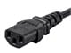 View product image Monoprice Power Cord - NEMA 5-15P to IEC 60320 C13, 18AWG, 10A/1250W, 125V, 3-Prong, Black, 6ft, 6-Pack - image 4 of 6