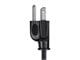 View product image Monoprice Power Cord - NEMA 5-15P to IEC 60320 C13, 18AWG, 10A/1250W, 125V, 3-Prong, Black, 6ft, 6-Pack - image 5 of 6