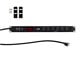View product image Monoprice 14 Outlet Metal 1U Rackmount PDU Power Distribution Unit with Ampere Meter, 8 Rear 6 Front NEMA 5-15R Outlets, 15A Circuit Breaker, 6ft Cord - image 3 of 6