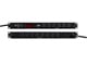 View product image Monoprice 14 Outlet Metal 1U Rackmount PDU Power Distribution Unit with Ampere Meter, 8 Rear 6 Front NEMA 5-15R Outlets, 15A Circuit Breaker, 6ft Cord - image 5 of 6