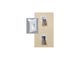 View product image Monoprice 2-Gang Recessed Low Voltage Cable Wall Plate, White - image 4 of 4