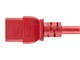 View product image Monoprice Power Cord - IEC 60320 C14 to IEC 60320 C19, 14AWG, 15A/1875W, SJT, 100-250V, Red, 4ft - image 4 of 6