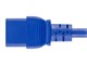 View product image Monoprice Power Cord - IEC 60320 C14 to IEC 60320 C19, 14AWG, 15A/1875W, SJT, 100-250V, Blue, 6ft - image 4 of 6