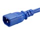 View product image Monoprice Power Cord - IEC 60320 C14 to IEC 60320 C19, 14AWG, 15A/1875W, SJT, 100-250V, Blue, 6ft - image 5 of 6