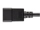 View product image Monoprice Power Cord - IEC 60320 C20 to IEC 60320 C15, 14AWG, 15A/1875W, 3-Prong, Black, 1ft - image 4 of 6