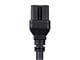 View product image Monoprice Heavy Duty Power Cord - NEMA 5-15P to IEC 60320 C15, 14AWG, 15A/1875W, SJT, 125V, Black, 3ft - image 6 of 6