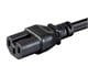 View product image Monoprice Heavy Duty Power Cord - NEMA 5-15P to IEC 60320 C15, 14AWG, 15A/1875W, SJT, 125V, Black, 6ft - image 4 of 6