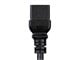 View product image Monoprice Power Cord - NEMA 5-15P to IEC 60320 C19, 14AWG, 15A/1875W, 3-Prong, Black, 6ft - image 5 of 6