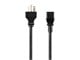 View product image Monoprice Heavy Duty Power Cord - NEMA 6-20P to IEC 60320 C13, 14AWG, 15A/3750W, SJT, 250V, Black, 3ft - image 1 of 6
