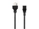 View product image Monoprice Heavy Duty Power Cord - NEMA 6-20P to IEC 60320 C13, 14AWG, 15A/3750W, SJT, 250V, Black, 6ft - image 1 of 6