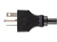 View product image Monoprice Heavy Duty Power Cord - NEMA 6-20P to IEC 60320 C13, 14AWG, 15A/3750W, SJT, 250V, Black, 8ft - image 3 of 6