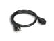 View product image Monoprice Heavy Duty Power Cord - NEMA 6-20P to IEC 60320 C19, 12AWG, 20A/5000W, SJT, 250V, Black, 3ft - image 3 of 3