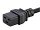 View product image Monoprice Heavy Duty Power Cord - NEMA 6-20P to IEC 60320 C19, 12AWG, 20A/5000W, SJT, 250V, Black, 6ft - image 2 of 3