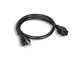 View product image Monoprice Heavy Duty Power Cord - NEMA 6-20P to IEC 60320 C19, 12AWG, 20A/5000W, SJT, 250V, Black, 6ft - image 3 of 3