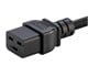 View product image Monoprice Heavy Duty Power Cord - NEMA 6-20P to IEC 60320 C19, 12AWG, 20A/5000W, SJT, 250V, Black, 8ft - image 2 of 3